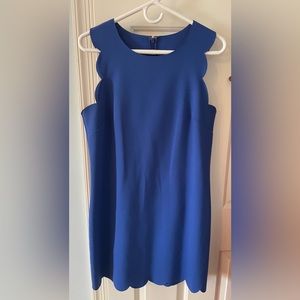 Blue scalloped Jcrew Dress size 10